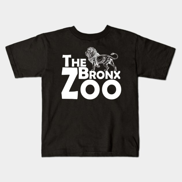 The Bronx Zoo Lion Animals New York City Kids T-Shirt by AxeandCo